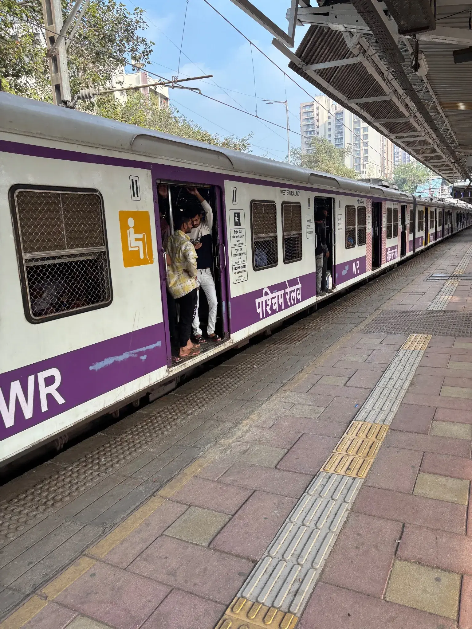 Slow local after the race